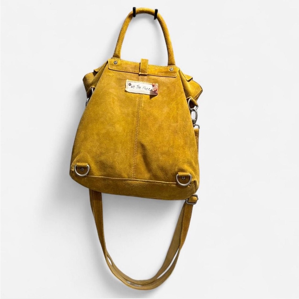 We The Free Yellow Suede Backpack - Picture 2 of 8